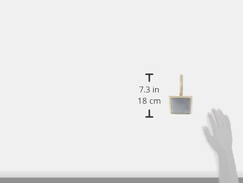 Chris Christensen Mark VII Curved Slicker Dog Brush, Groom Like a Professional, Stainless Steel Pins, Lightweight Beech Wood Body, Ground and Polished Tips, Large