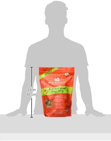 Stella & Chewy's Freeze Dried Raw Dinner Patties Grain Free Dog Food, Protein Rich Duck Duck Goose Recipe 25 oz Bag