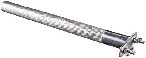 Bird Perch Stainless Steel Stand Parrot Rod Grinding Claws Trimming Beak Nails Grinding Stick Exercise Platform for Parakeet Cockatiel Conure African Grey Macaw Finch Bird Cage Accessories (S)