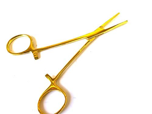 Dog Pet Ear/Nose Hair Puller Grooming Hemostat Locking Forceps Pliers, 5.5" (14cm), Straight