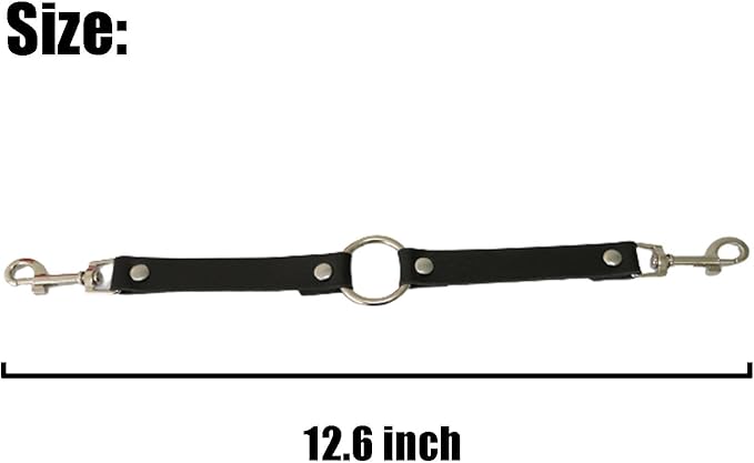 Dog Kennel Fan Hanging Utility Straps for Ryobi P3320 Fan Holder, Waterproof Dog Crate Fan Strap with Swivel Spring Clips Suitable for Any Kennel, Black