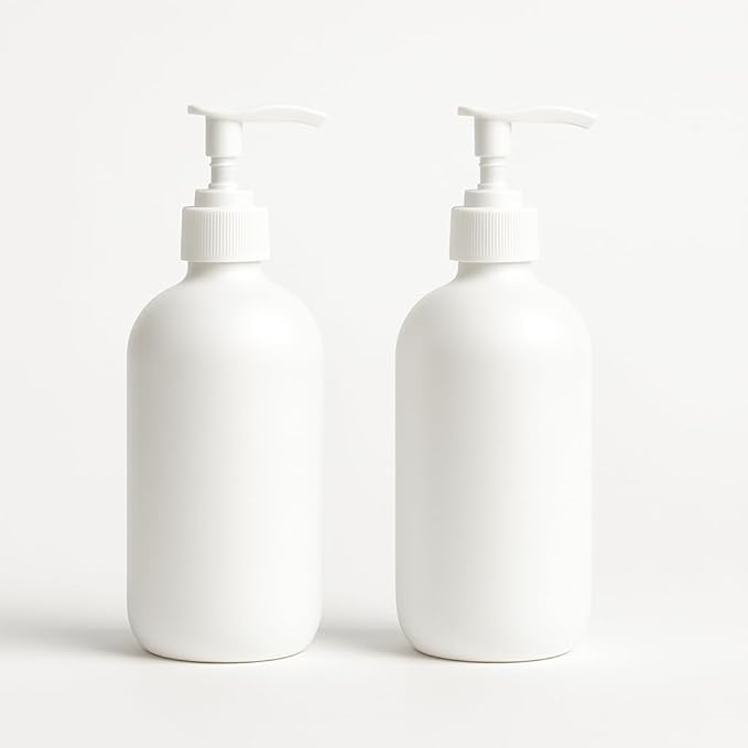 NilocG Aquatics Aquarium Dosing Bottles, 500ml (2x White 500ml Bottles with 1ml Pump)