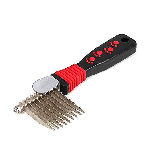 Dog Brush Kit (4 Pieces) - For Shedding, Undercoat Rake for Dogs, Small or large Long and Short Haired Dog, Cat, and Puppy- Safe & Effective includes Nail Clipper, 2 Brushs, & dematting.