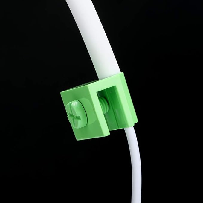 Clip On Aquarium LED Light, Mini USB Tortoise Fish Tank Aquarium LED with No Strobe, Clip On Leaf Head Ligh with US Plug 100 240V, for Aquatic Plant Growing(Green Blue White Light)