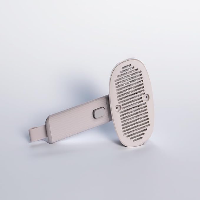 Bark&Bliss Self Cleaning Slicker Brush Skin-Friendly Deshedding Grooming Tool for Dogs & Cats, Suitable for Shedding & Long-Haired Pets, Puppy Brush, Pet Grooming Brush, Cat Brush for Shedding