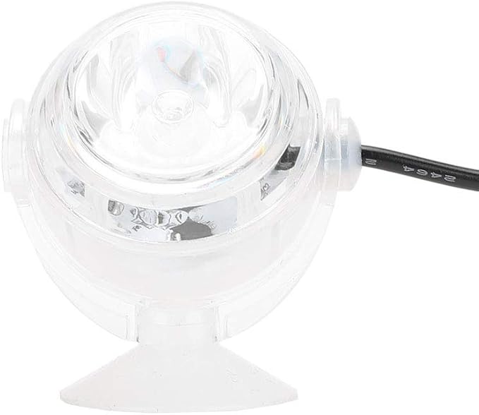 Aquarium Lights, Colorful Gradient Submersible LED Fish Light, LED Aquarium Light, Night Spot Light, US Plug White, for Home Aquariums, Office Tanks, and Decorative Fish Tanks