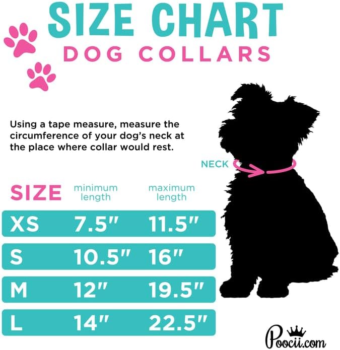 Durable Cotton Blend Dog Collar, Cute & Stylish, Adjustable with Metal Locking Clasp, Made in USA (Serene Teal, Medium)