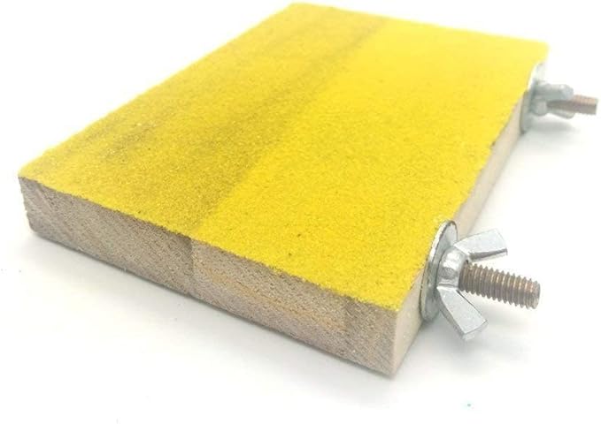 Litewoo Bird Perch Grinding Stand for Bird Parrot Budgie Parakeet Cockatiel Conure Lovebird Finch(3.5" x 5.1")