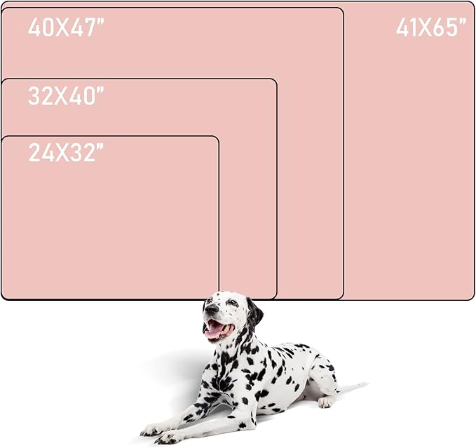 furrybaby Dog Blanket Soft Dog Blankets for Large Dogs Puppy Essentials Washable Fluffy Sherpa Fleece Cat Blanket 32x40 Inches for Bed Furniture Couch Sofa (Double-Layer Medium,Pink)