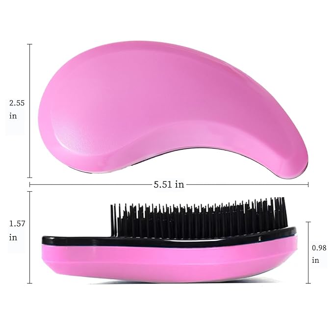 Small Dog Brush - Puppy Hair Brush- Grooming Tool for Teddy, Yorkies, Maltese, Shih Tzu, Chihuahua (Pink)