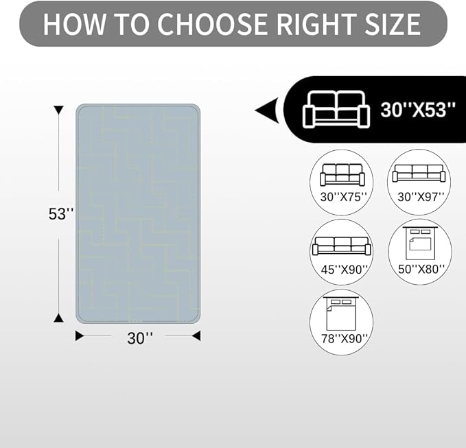 fuguitex Waterproof Dog Bed Cover Couch Cover for Pet Anti-Slip Cat Mat Pet Pad Blanket for Sofa Chair Recliner Bed Furniture Protrctor