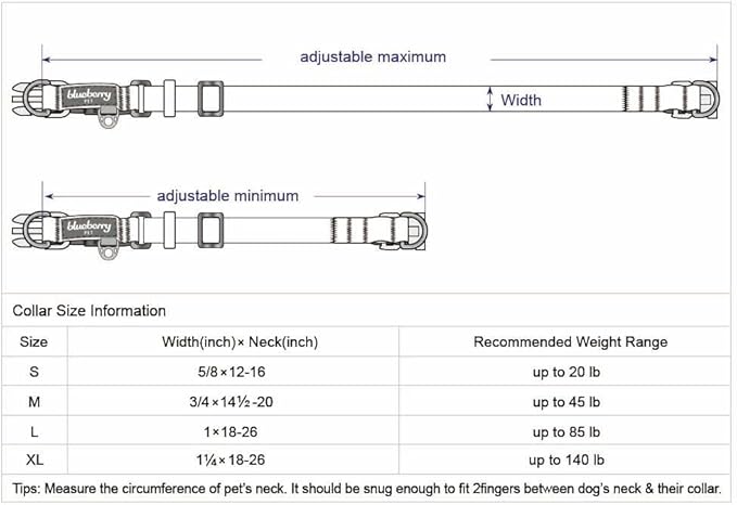 Blueberry Pet 3M Reflective Dog Collars | Adjustable Dog Collar w/Multi-Colored Stripe - Warm Tone Rainbow Color | Nylon Pet Collars for Dogs & Refflective Dog Collar for Medium Dogs