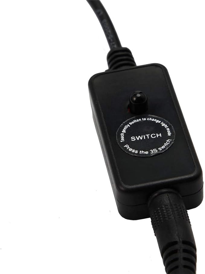 MQ 12 in Submersible LED Aquarium Light, 2W Color Changing Fish Tank Light with Remote Control, IP68 Crystal Glass 12 LEDs Lights Bar, for Fish Tank 15-20 inch