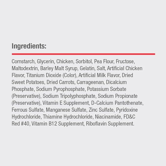 Dreambone Vegetable & Chicken Dog Chews, Rawhide Free, Medium, 4-Count, Medium, 4 Pieces/Pack (DBC-00257) (3 Pack)