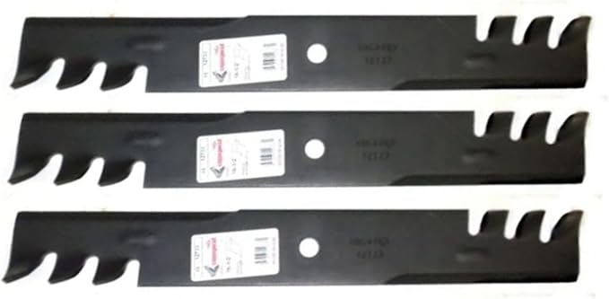 3pk 12733 Mulching Blades Compatible with Hustler 797704, 797712, 601124, 797696 Spartan 438-0001-00, 438-0001-00