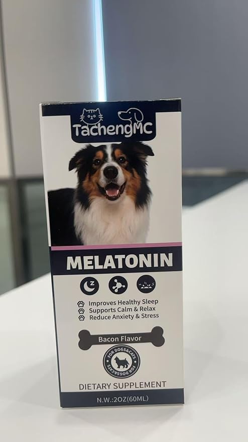 Melatonin for Dogs, Dog Calming Aid with Melatonin to Support Relaxation and Restful Sleep, Helps with Occasional Stress and Nighttime Restlessness, Gentle Daily Supplement, 1 Pack