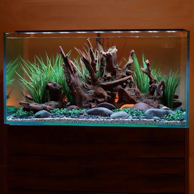 CURRENT USA 36-48" Satellite Color RGBW Full-Spectrum LED Aquarium Light - Freshwater, Wireless 24-Hour Timer, Adjustable Tank Mounts (4512)