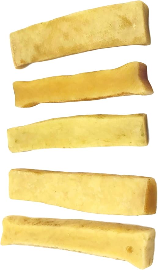 Yak Snak Dog Chews - All Natural Hard Cheese Himalayan Dog Treats - Long Lasting Dog Chews, Made from Yak Milk, Small, Medium. Large & Extra Large Sizes (Small 5-Pack)
