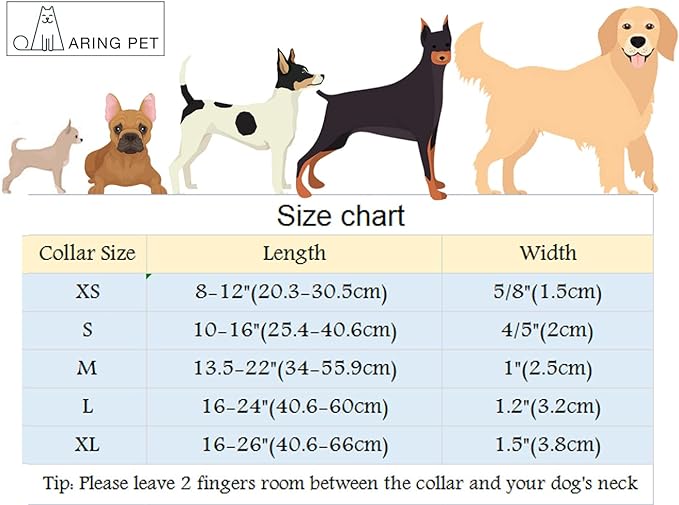 ARING PET Valentine's Day Dog Collar-Adorable Dog Collar with Felt Flower, Cotton Colorful Heart Dog Collars Pet Collars with Metal Buckle