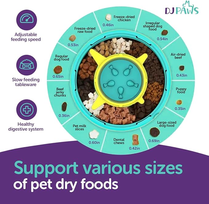 3 in 1 - Dog Scratch Toy for Nails, Adjustable Slow Feeder and IQ stimulating Toy