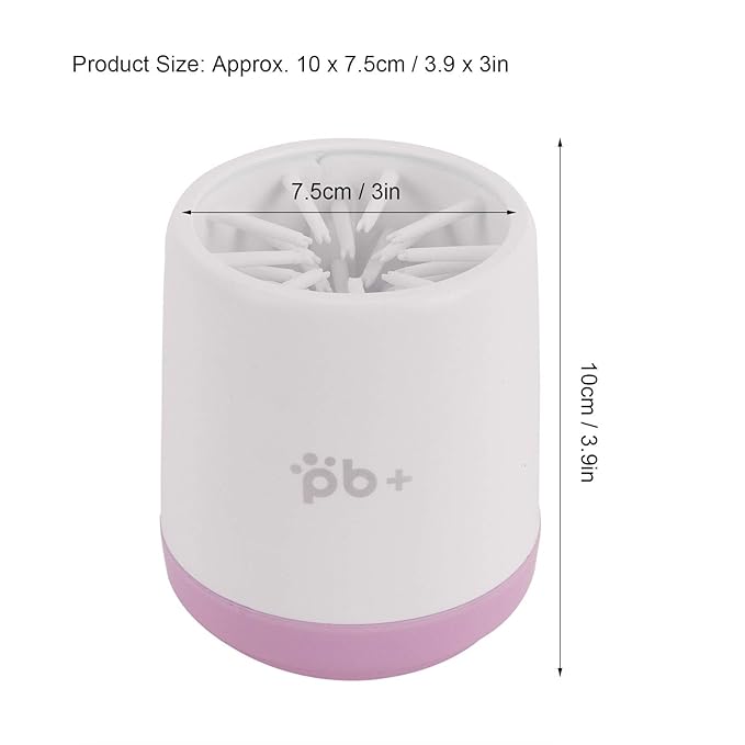 Dog Paw Washer Cup, Protable Safe and Non_rritating Dog Paw Washer Feet Cleaner for Dog for Dogs for Paws(pink)