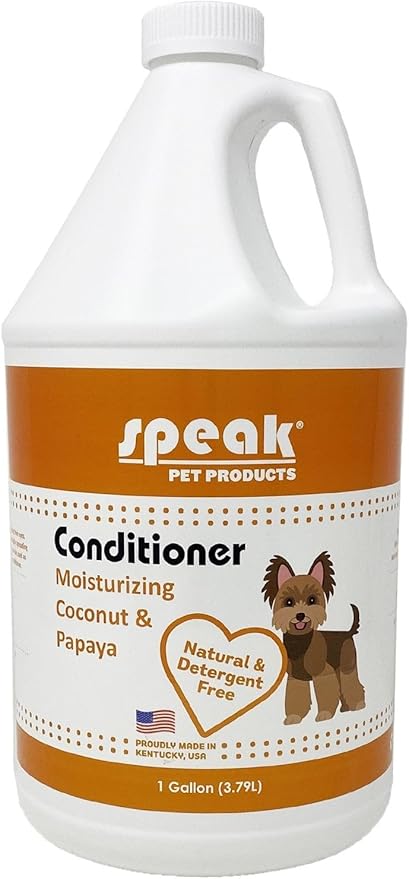 Dog Natural Leave-in Conditioning Spray Refill, Moisturizing Coconut Papaya, 1 Gallon