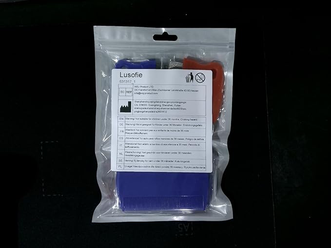 12 Pcs Pet Flea Comb Cat Metal Dog Comb Massage Dog Flea Comb Lice Combs Tick Comb for Dogs Flea Brush for Cat Fluffy hair Dog Grooming Tools