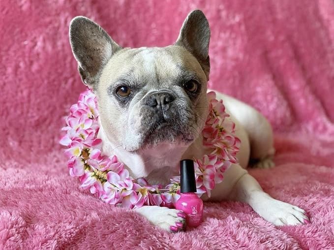 Warren London Dog Nail Polish in A Bottle Premium Coverage & Color- Made in USA- Sparkle Pink