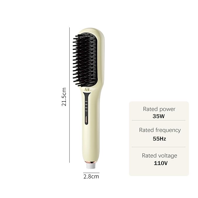 Electric Pet Hair Styling Beauty Comb, Dog Grooming Brush, Negative Ion Function & Adjustable Temperature, Safety Protection, Animal Hair Straightener