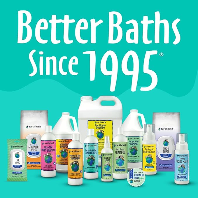 earthbath, Mango Tango 2-in-1 Conditioning Shampoo - Cruelty Free Dog Shampoo and Conditioner, Made in USA, Gentle Dog Conditioner, Best Puppy Shampoo & Puppy Supplies, Safe Dog Wash - 16 Oz (1 Pack)