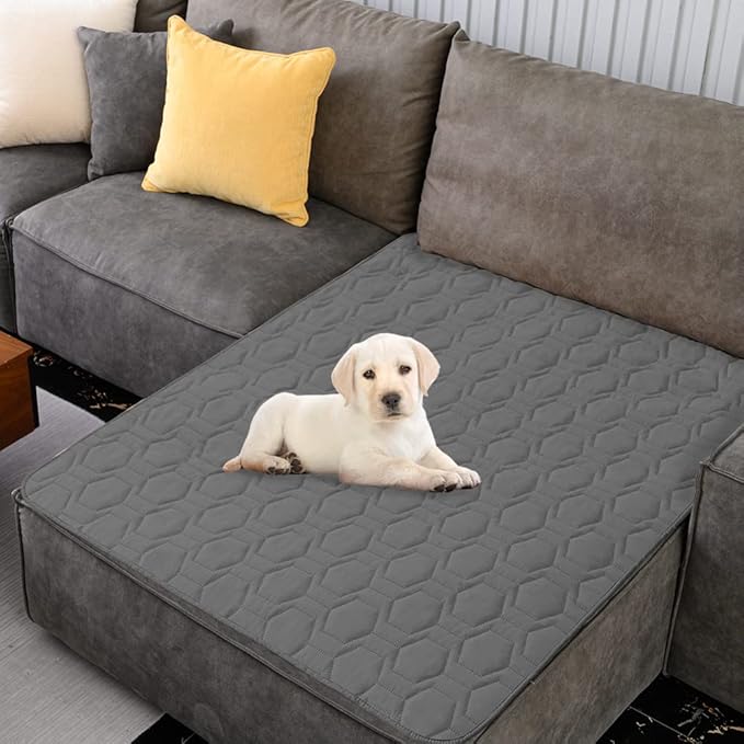 Waterproof and Non-Slip Dog Bed Cover and Pet Blanket Sofa Pet Bed Mat ï¼_ar Incontinence Mattress Protectors Furniture Couch Cover for Most Cats Dogs,Petsï¼52x82-Dark Greyï¼