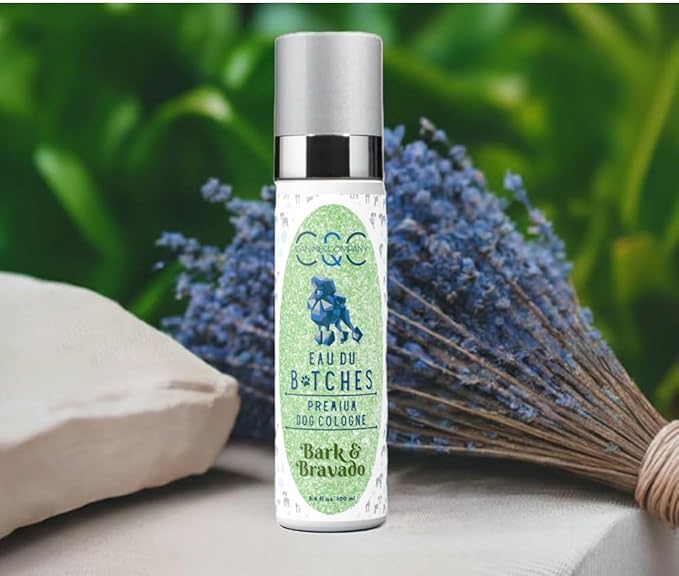 Eau Du Btches - Bark & Bravado Premium Dog Cologne, 3.4 fl oz - All-Natural & Alcohol-Free - Luxury Long Lasting Scent