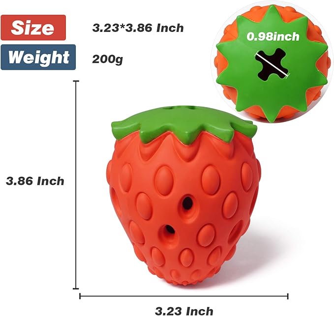 MewaJump Dog Puzzle Toys, Rubber Dog Chew Toys,Treat Food Dispensing Dog Toys for Teeth Cleaning, Dog Ball Toy, Interactive Dog Enrichment Toys for Puppy, Small, Medium, Large Dogs