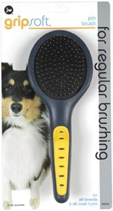 JW Pet Company GripSoft Pin Brush Dog Brush