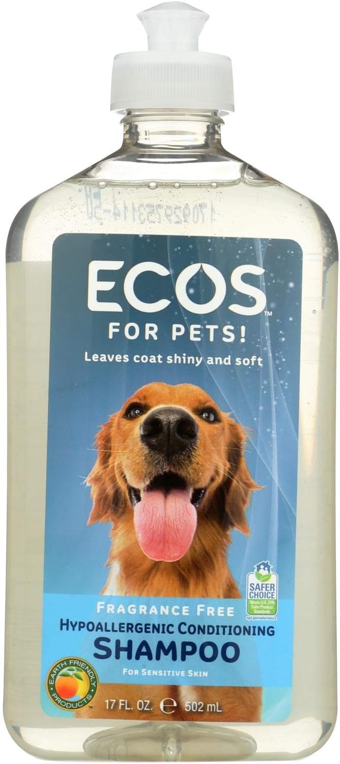 ECOS - Hypoallergenic Conditioning Pet Shampoo - Fragrance Free - 17 fl oz.