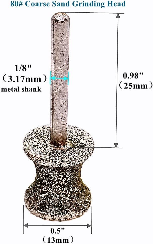 MMoon-L&F Diamond Nail Grinder Bits for Rotary Tool Pet Nail Trimmer Tools for Claw Care Professional Grooming Painless Trimmer Tools for Dogs Nails 1 Pcs