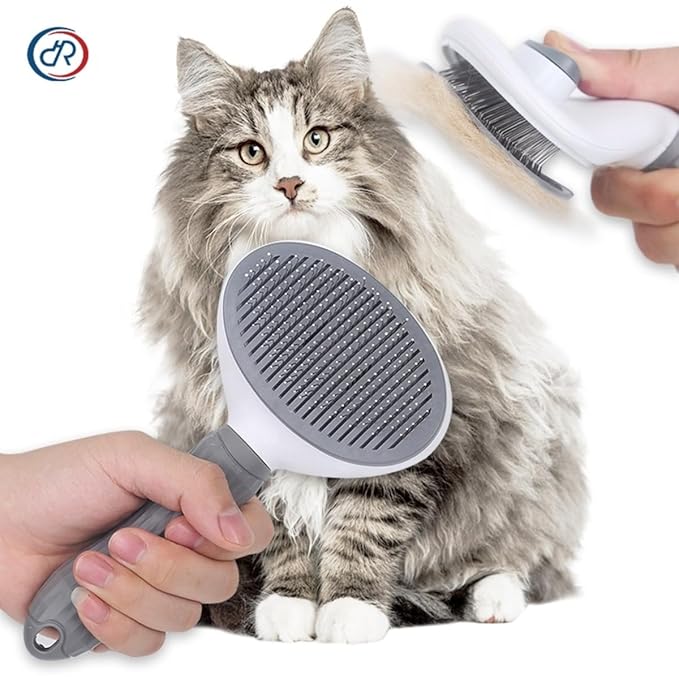 Pet grooming brush remove loses hair Laretti easy to use and comfortable dog brush stainless cat brush pet supplies