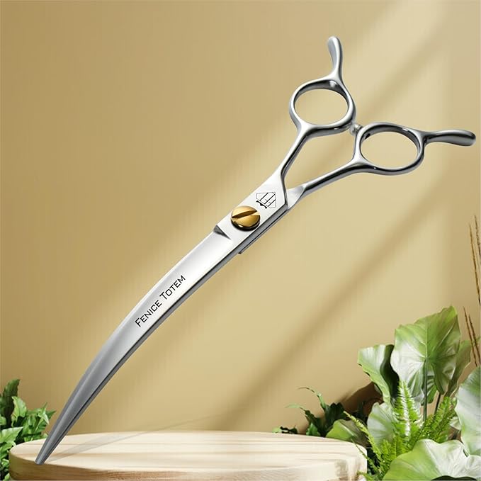 Dog Grooming Scissors: 7.5" Pet Shears Made Of Japanese VG10 Advanced Stainless Steel Professional Grooming Scissors for Dogs Cats and Other Pets