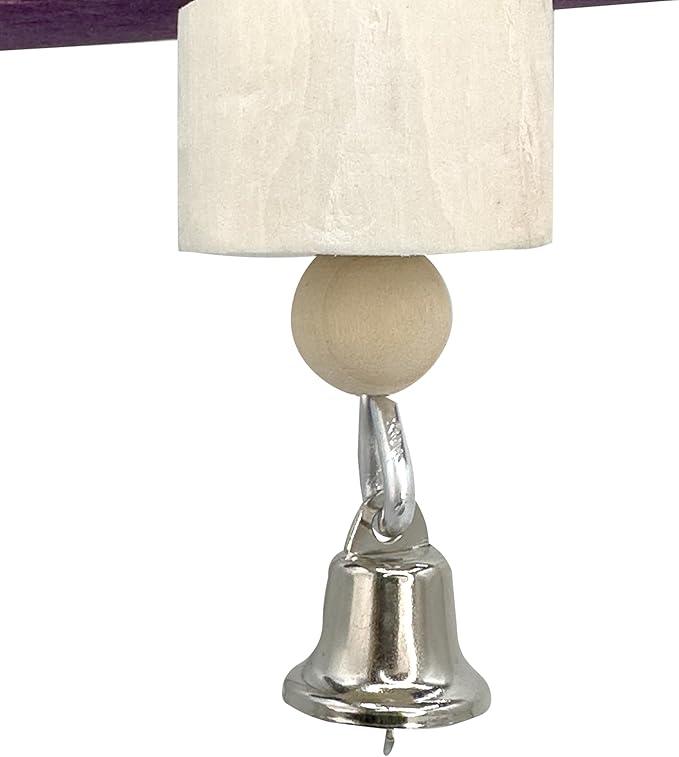 by M&M 1129 Ringing Rainbow Sola Stick Stack - Handcrafted Chewing Bird Cage Fun, Colorful Wooden Chew Slats, Natural Skinny Sola Sticks, Natural Sola Cubes, Shape Changing