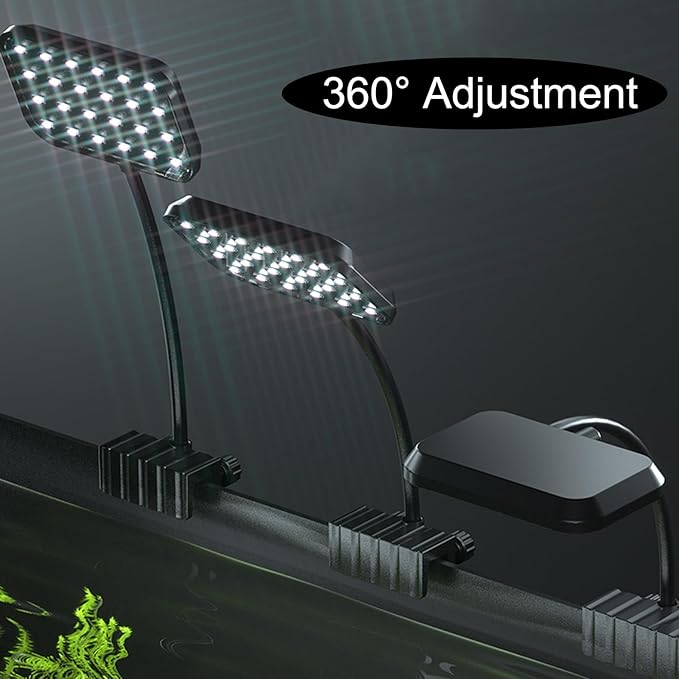 Carefree Fish Aquarium LED Light RA 92 USB 6V Fish Tank Clip Light 5730 13W