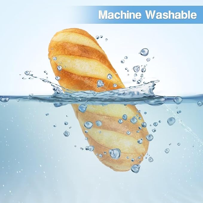 HOMBYS Large Dog Pillow for Large, Medium & Small Dogs, Cute Baguette Designs Dog Claming Pillow for Neck Support, Improve Anxiety Relief-20"x7.5"x4"