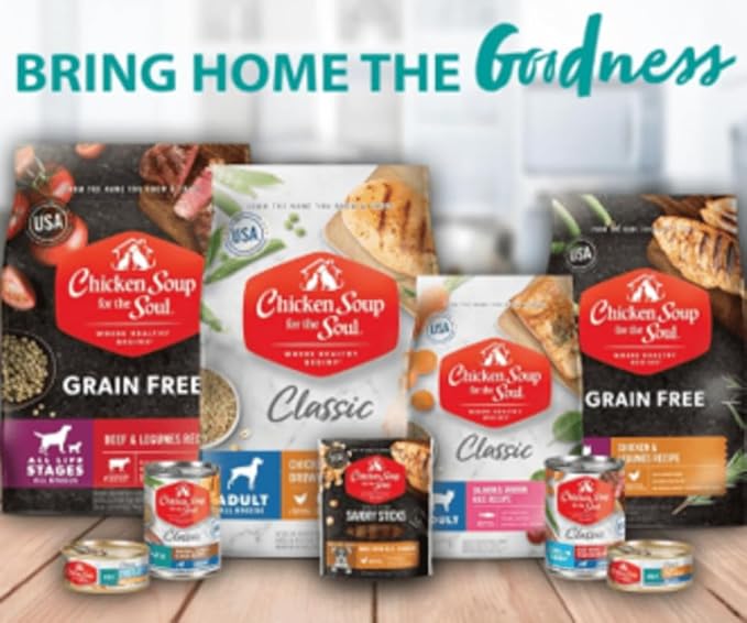 Chicken Soup For The Soul Savory Sticks Dog Treats, Chicken, 5 Ounce Bag | Soy, Corn & Wheat Free, No Artificial Flavors or Preservatives