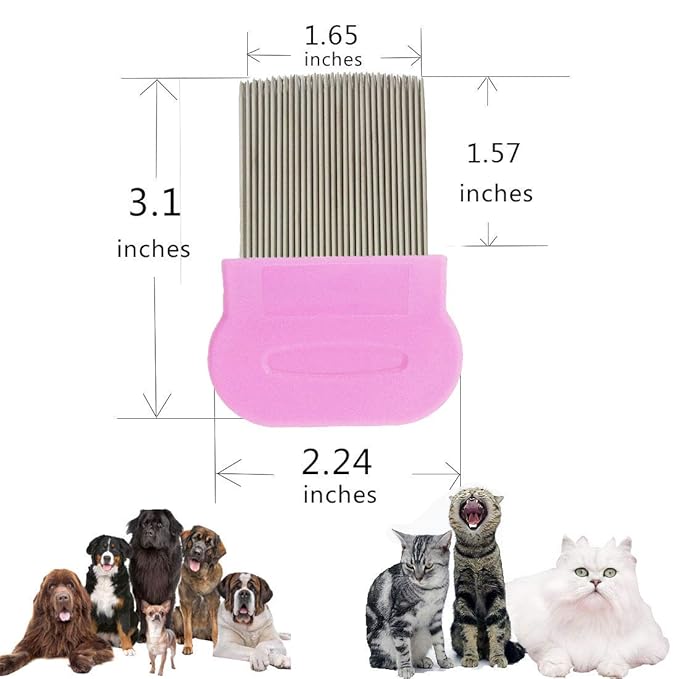 Set of 3 Tear Stain Remover Combs Dogs,Cat Comb