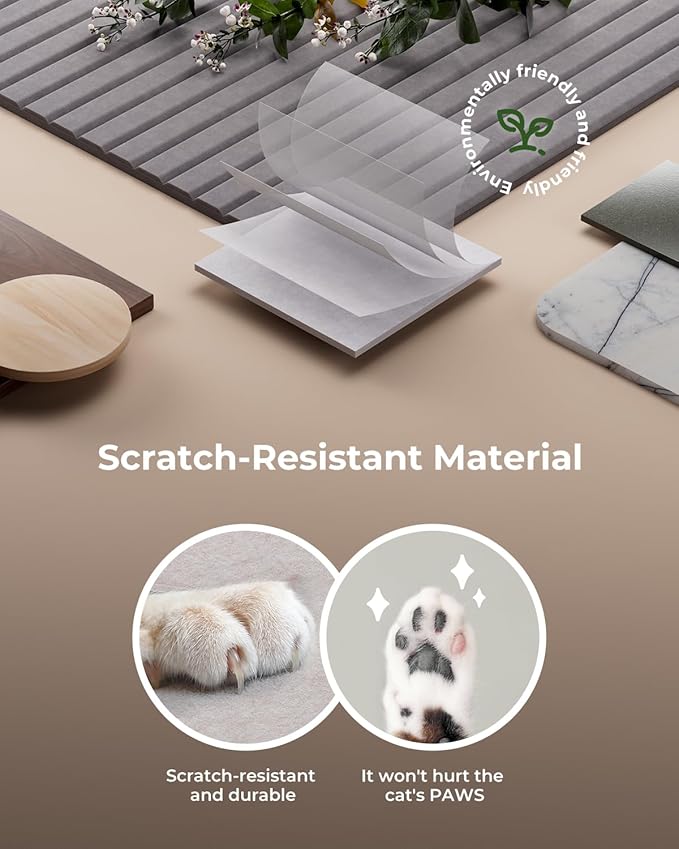 Apasiri Cat Beds for Indoor Cats: Innovative Polyester Fiber Cat House, Cat Bed Cave for Indoor Cats, Ultra-Strong Load-Bearing Capacity, Sturdy and Scratch-Resistant, Compatible with Heating Pads