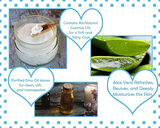 Natural Hypoallergenic Unscented Dog Shampoo Refill with Pump,1 Gallon