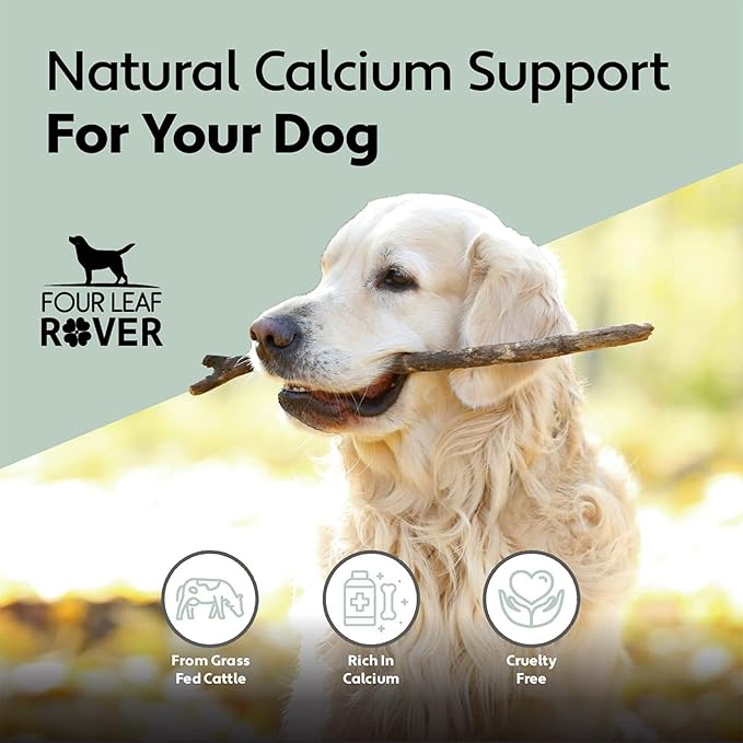 Better Bones - Dog Calcium Supplement with Phosphorus and Vitamin D for Joint, Teeth and Bone Health Support - Pure Grass-Fed Australian Beef Bone - Vet Formulated - Made in The USA