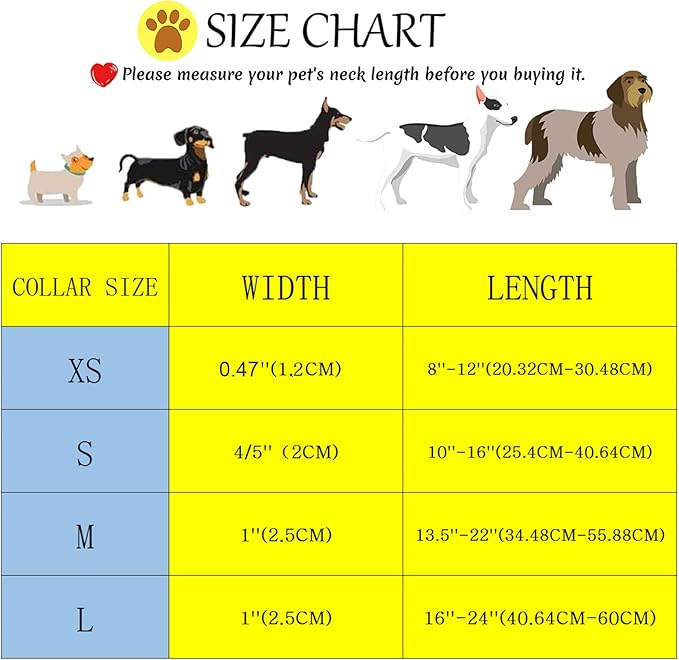 Elegant little tail Valentine's Day Dog Collar-Cute Heart Dog Collar for Medium Dogs, Female or Male Adjustable Cotton Pet Collar with Quick Release Buckle for Small Medium Large Dogs