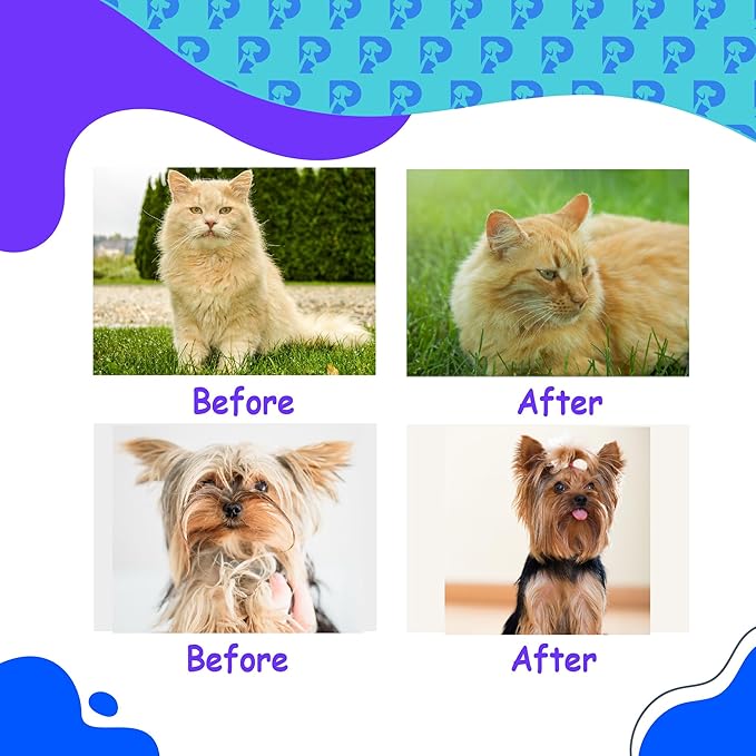 Dog Slicker Brush - Professional Grooming Tool for Goldendoodles, Poodles, and Doodles - Effortless Undercoat Shedding Removal and Tangle-Free Fur - Gentle Dematting and Detangling