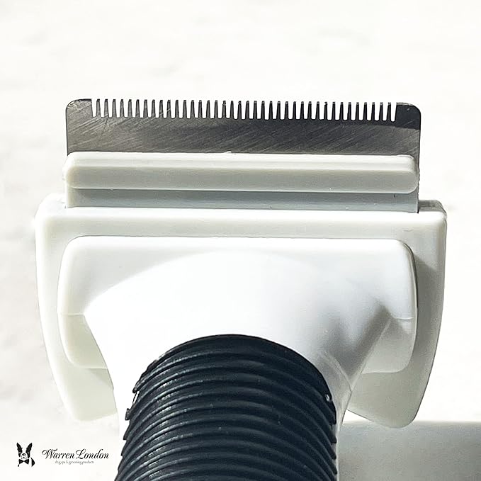 Deshedding Dog Brush by Warren London | Stainless Steel Deshedding Tool | Short Hair - Small