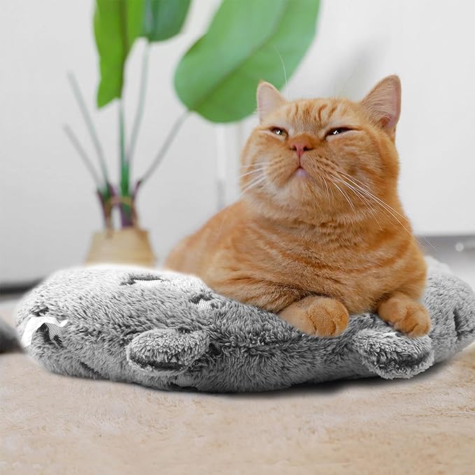 Dog Pillows for Small Dogs and Cats, Anxiety Relief Pillows for Dogs and Cats, U-Shape Pillow for Improving Pet Sleeping, Half-Count Soft Cat Pillow, Machine Washable (Pink)